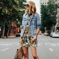 thumbnail image 4 of Lukts Robe Sans Manches Mignonne pour Femmes, Robe d'Été à Col Rond avec Poches, Adaptée à la Vie Quotidienne, Plage, Fête, 4 of 7