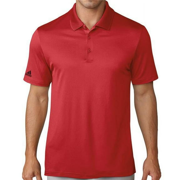 Adidas 71778 Performance Mens Polo, College Red - Medium