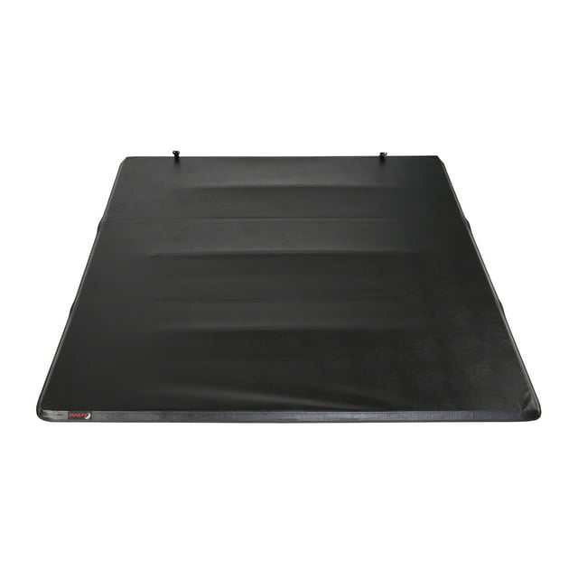TrailFX Housse de Tonnelle TFX2008 TFX Douce Tri-Fold; Tri-Fold Douce; Verrouillable avec Poignée de Hayon; Vinyle Noir avec Rails en Aluminium