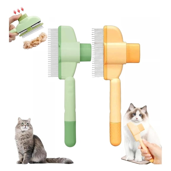 Brush for Cats, Cat Comb, Cat Dog Pet Grooming Brush for Cleaning Shedding Hairs
