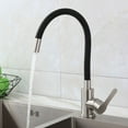 thumbnail image 4 of Innovative Kitchen Faucet, Smooth-turning Single-lever Control for Quick Temperature Adjustment, Lead-free Certified Brass Construction Ensuring Durability and Longevity, Ideal, 4 of 5