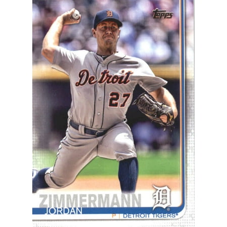 2019 Topps #249 Jordan Zimmermann Detroit Tigers Baseball Card - (The Best Jordans Of 2019)