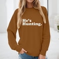 thumbnail image 2 of Womens Oversized Sweatshirt Crewneck Long Sleeve Fleece Lined Pullover Tops Fall Outfits Winter Clothes Coffee M, 2 of 7