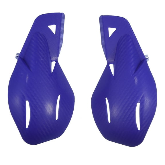 Unique Bargains 2 Pcs Blue Plastic ATV Dirt Bike MX Motocross Motorcycle Hand Guards Handguards