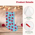 thumbnail image 4 of Sikiie Strawberries Christmas Stockings,18 Inches Christmas Stockings Xmas Hanging Stockings for Family Christmas Decorations & Gifts, 4 of 7