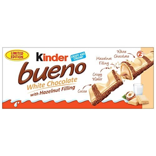 Kind Kinder Bueno Crispy Creamy Chocolate Bar, 30 Oz 