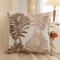 thumbnail image 4 of VOAVEKE Summer Pillow Covers 18X18, Couch Pillow Covers, Palm Leaf Pillow Cover Bedside Sofa Large Pillow Cushion Beach Style, 4 of 5