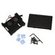 thumbnail image 1 of Compatible con Raspberry Pi 3 carcasa de aluminio con ventilador de refrigeración doble carcasa de Metal carcasa negra Compatible con Rpi Raspberr, 1 of 5