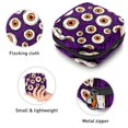 thumbnail image 3 of 1Pc Cute Period Bag Menstrual Cup Pouch, Large Storage Bag Sanitary Purse for Sanitary Napkin Pads, Halloween Eyeballs Pattern Pads Organizer for Girls Women, 3 of 6