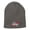 Grey, variant on NASA Logo Embroidered Short Beanie - Red OSFM