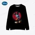 thumbnail image 2 of Sudadera con capucha y sudadera de Disney para mujer Sudadera de Mickey Mouse Otoño Primavera Sudadera básica de manga larga Otoño Primavera Harajuku, 2 of 5