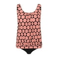 thumbnail image 4 of MKLEKYY Trajes De Baño Completo Mujer Women High Waisted Bikini Sexy Push Up Two Piece Swimsuits Vintage Swimsuit Two Piece Retro Ruched High Waist Print Bikini Set 2071, 4 of 5
