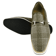 thumbnail image 3 of LIBERTYZENO Mens Classic Formal Shoes Slip On Loafers, Olive, 3 of 9
