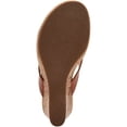 thumbnail image 4 of STYLE & COMPANY Womens Brown Padded Chicklet Round Toe Wedge Slip On Heeled Thong Sandals 12 M, 4 of 4