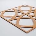 thumbnail image 5 of Ekena Millwork 23 3/8"W x 23 3/8"H x 1/4"T Large Fleetwood Decorative Fretwork Wood Wall Panels, Alder, 5 of 18
