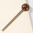 thumbnail image 4 of Thanksgiving turkey leaves Antique Bronze Lace Bookmark: Gift for Book Lovers and Readers, Reading Accessories, 4 of 5