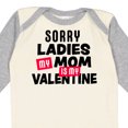 thumbnail image 4 of Inktastic Sorry Ladies My Mom is My Valentine Boys Long Sleeve Baby Bodysuit, 4 of 5