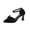 Black, variant on Women's Thin Heel Sandals Pointed Toe Ankle Strap Slides Comfortable Casual Dressy Walking Shoes Slip On for Office Party Summer White 6.5