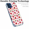 thumbnail image 2 of Red Strawberry Case for iPhone 12 Mini,Aesthetic Art Design Pattern Soft TPU Bumper Case Cover, 2 of 5