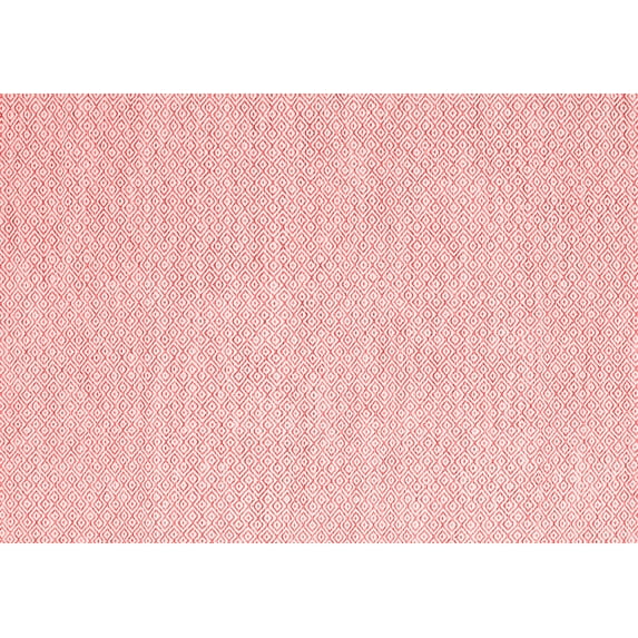 Ahgly Company Indoor Rectangle Solid Red Modern Area Rugs, 7' x 9'