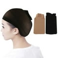 thumbnail image 2 of Happydeer 10Pcs Men Women Stocking Wig Liner Cap Snood Nylon Stretch Mesh Hollow Hat, 2 of 13