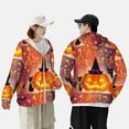 thumbnail image 6 of Gaeub Halloween Men's and Women's UPF 50+ Long-Sleeved Sun Protection Clothing, Fishing Shirt Long Sleeve Zip - X-Large, 6 of 9