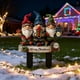 thumbnail image 4 of Christmas Gnome Yard Stake 2D Acrylic Festive Garden Decoration With Merry Christmas Sign Three Gnomes Holding Gift Lantern For Outdoor Patio Holiday Decor, 4 of 4