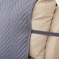 thumbnail image 3 of Xiao Hua Funda de sofá impermeable de doble cara, cojín para sala de estar, funda para sillón de 1 plaza, fácil de lavar, funda protectora marrón para sofá, 3 of 4