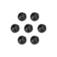 thumbnail image 2 of 50pcs 8mm Space Beans Set Silica Gel Fishing Line Stopper Collision Avoidance BeansBlack, 2 of 4