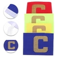 thumbnail image 1 of OULII 4Pcs Elastic Sports Captain's Armband Assorted Colors for Football Basketball and Hockey, 1 of 5