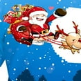 thumbnail image 3 of AURIGATE Men's Fashion Christmas Funny Print Slim Youth Short Sleeve T-shirt Tops, 3 of 3