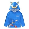 thumbnail image 2 of SEGA Sonic the Hedgehog Long Sleeve Hooded Shirt (Boys), Sizes 4-20, 2 of 9