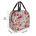 thumbnail image 3 of Sikiie Rose Mix Leopard 4 Lunch Bag for Women & Men Adult Insulated Lunch Box, Food Lunch Containers Lunch Tote Bags for Work, Travel, Outdoor, 3 of 8
