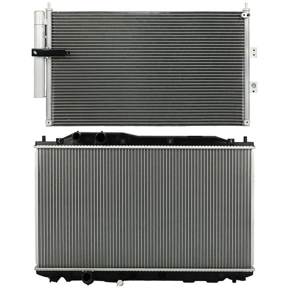 cciyu Aluminum Radiator Replacement 2006-2011 for Acura for CSX,2006-2011 for Honda for Civic 2926 Plastic Radiator Auto Parts Complete radiator Radiator Engine Coolant Radiator Assembly Radiator