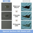 thumbnail image 3 of Bath Mat-Rubber Backing Non SlipThin Bathroom Rugs Fit Under Door- Quick Dry Absorbent Faux Suede Surface Grey Bathroom Floor Mats-Shower Rug for in Front of Bathtub Shower Dark Gray 16x24, 3 of 7