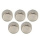 thumbnail image 1 of Piezas de corona de reloj, Kit de herramientas de reparación de reloj de pulsera plateado, duradero, resistente, ligero, práctico, 5 uds., 4mm/0,16 pulgadas, 1 of 10