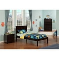 thumbnail image 4 of Leo & Lacey Madison Lit Plateforme en Bois Massif Simple TG, Couleur Espresso, 4 of 5