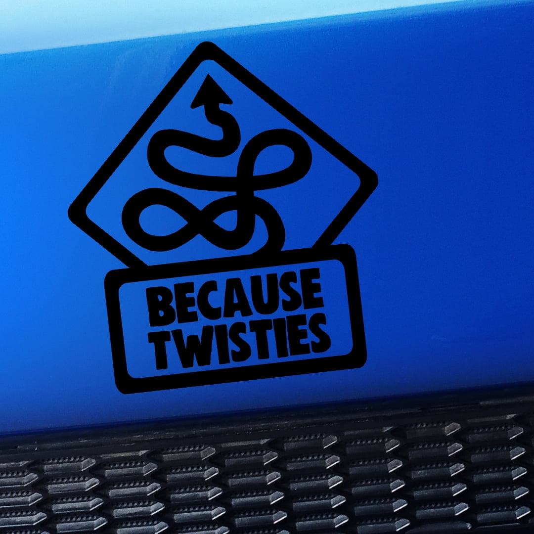 Because Twisties - Vinyl Decal For MINI Cooper - Choose Color - [BLACK ...