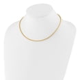 thumbnail image 3 of 14k Gold Two-Tone 2mm Reversible with Adjustable Chain Omega Necklace, 3 of 7