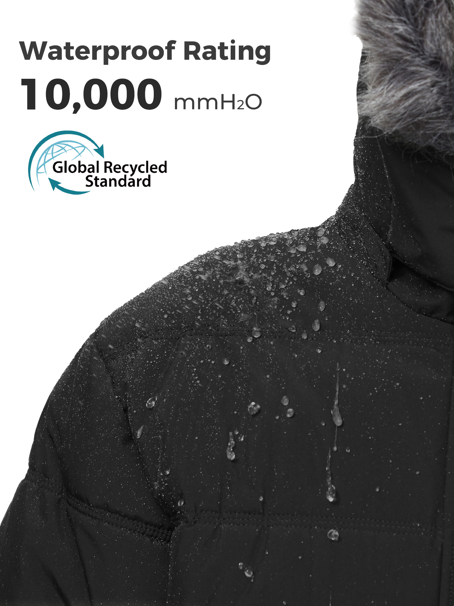 Wantdo Men's Winter Puffer Jacket with Detachable Hood photo 5