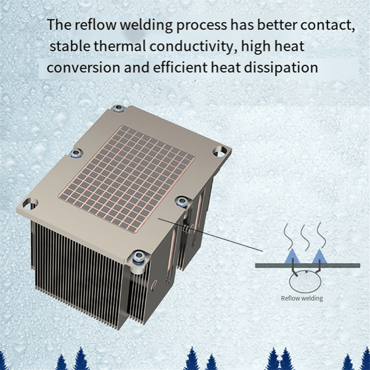 LGA3647-2U-R83 Cooler 240W for Lga 3647 Narrow Type Radiator 2u Heat Sink 4 Heat Pipe Side Blow Cooling Fan,1 * cpu Cooler