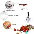 thumbnail image 3 of Paquete de 2 abalorios recargables para el pelo, caja para cenizas, urna pequeña para cenizas, joyería de cremación, collar de vial de sangre Adepaton BST3008544-1, 3 of 6