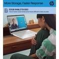 thumbnail image 6 of HP Notebook Laptop for Business Student, 15.6" 720p Touchscreen, Intel Core i3-1215U, 32GB RAM, 2TB SSD, 6 of 7