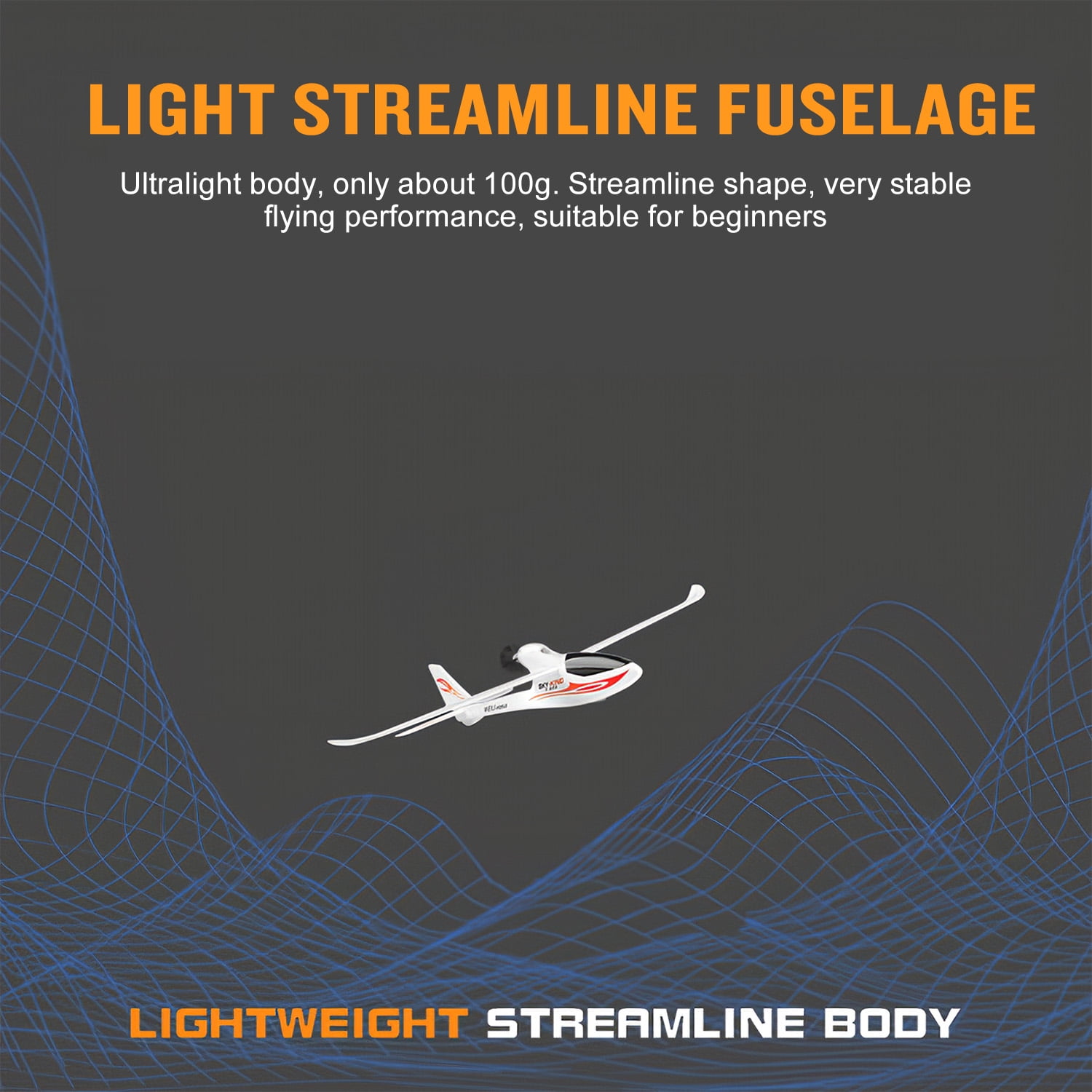 Buy WLtoys F959S RC Airplane Fixedwing SKYKing 2.4G 3CH 6 Gyro