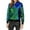 Green, variant on Women Jackets Fall Sequin Baseball Jacket Long Sleeve Front Zip Bomber Blazer Glitter 2025 Trendy Outfits