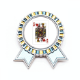 thumbnail image 1 of Patron de juego naipes fichas utensilios Insignia broche Medalla ganadora, 1 of 3