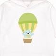 thumbnail image 3 of Inktastic Blue Bear, Cute Bear, Baby Bear, Hot Air Balloon Toddler Hoodie, 3 of 4