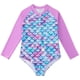 thumbnail image 1 of Traje de baño de manga larga para niños Traje de baño de una pieza con protección solar para playa para mujeres grandes, 1 of 6
