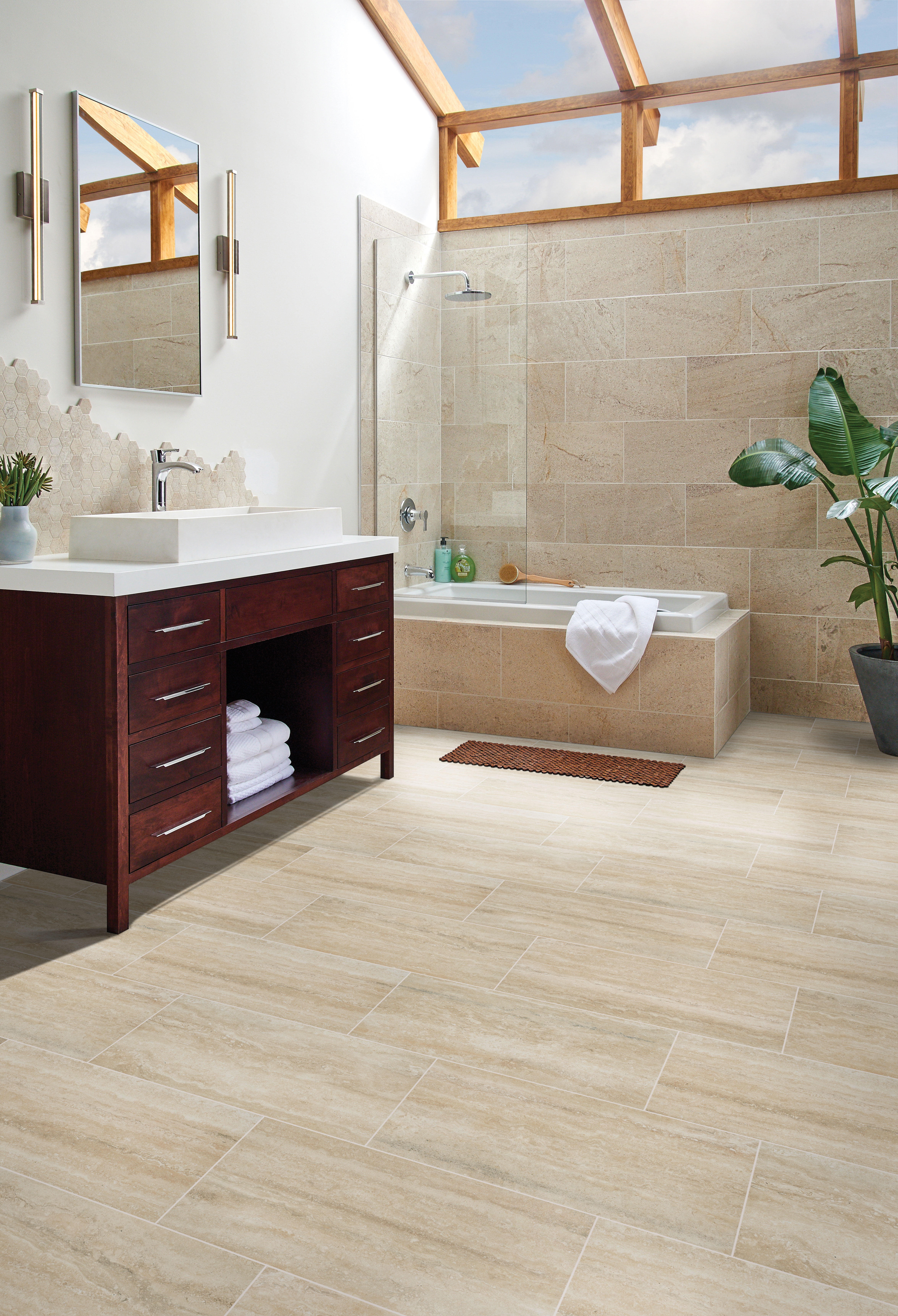 MSI Trevi Sand 12 in. x 24 in. Glazed Porcelain Floor and Wall Tile (16 Sq. ft. / Case)