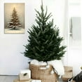 thumbnail image 5 of Vintage Winter Fawn Posters Christmas Pine Tree Canvas Wall Art Rustic Scene Decorations Prints Painting for Christmas Home Bedroom Dorm Wall Decor, 5 of 7